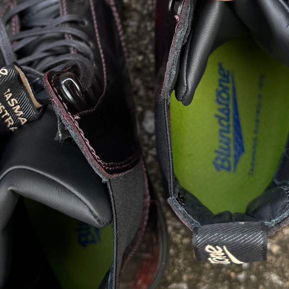 Blundstone boots 2220 Originals - Bordeaux Brush lace up gore 9 US Women (6 AU - Picture 3 of 6